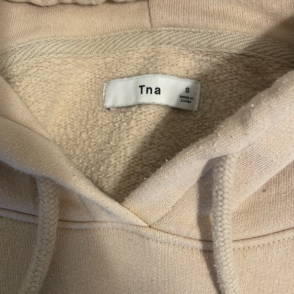 TNA Hoodie Cropped Beige - Picture 3 of 3